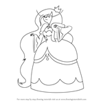 How to Draw Ice Queen from Adventure Time