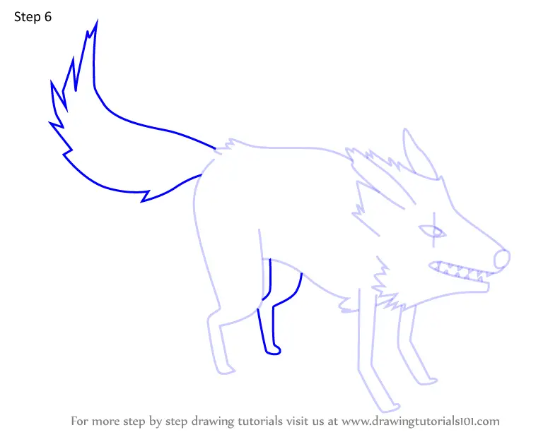 Learn How to Draw Wolves from Adventure Time (Adventure Time) Step by ...