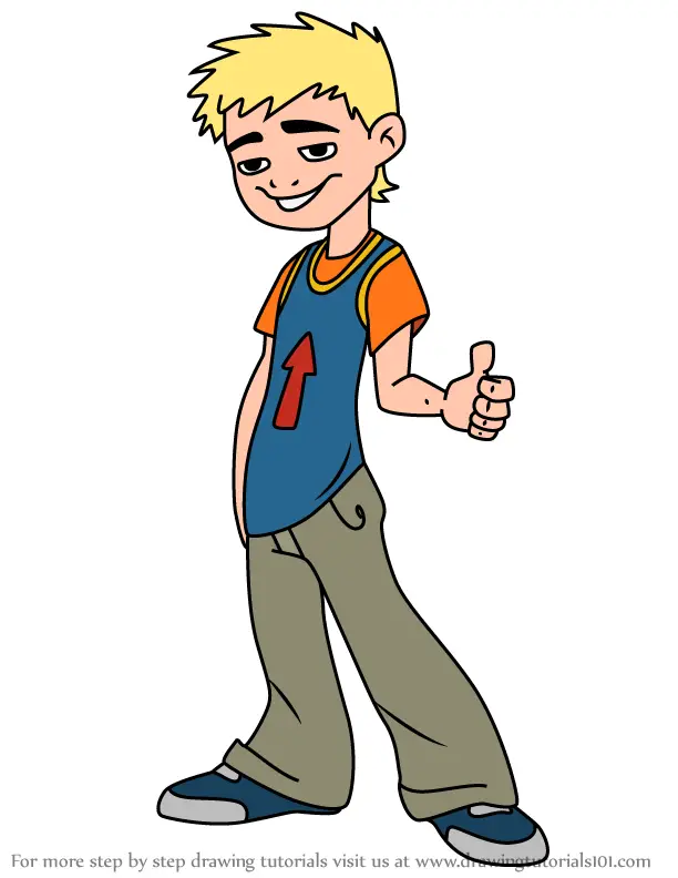 Learn How to Draw Jaren MacArthur from American Dragon Jake Long ...