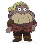 How to Draw Braddock from Amphibia