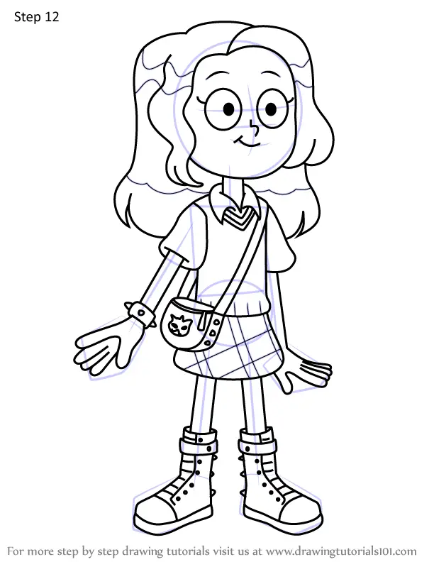 Learn How to Draw Molly Jo from Amphibia (Amphibia) Step by Step ...