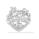 How to Draw Animaniacs Logo from Animaniacs