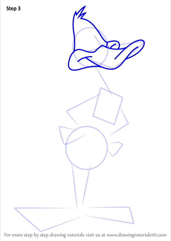 Learn How to Draw Daffy Duck from Animaniacs (Animaniacs) Step by Step