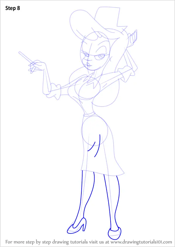 Learn How to Draw Hello Nurse from Animaniacs (Animaniacs) Step by Step