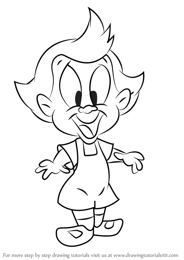 Step by Step How to Draw Mindy from Animaniacs