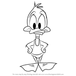 How to Draw Plucky Duck from Animaniacs