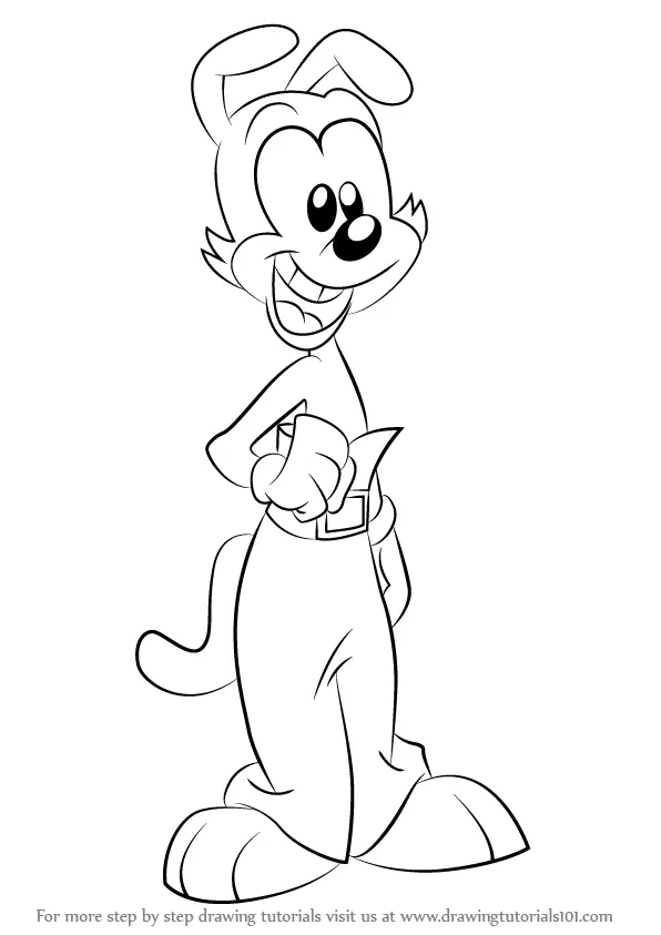 Learn How to Draw Yakko from Animaniacs (Animaniacs) Step by Step ...