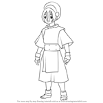 How to Draw Toph Beifong from Avatar The Last Airbender