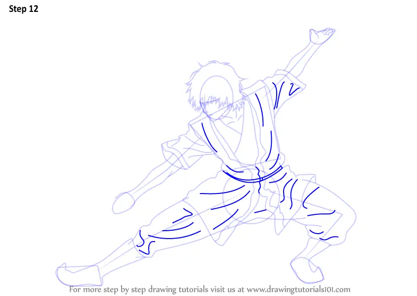 How to Draw Zuko from Avatar The Last Airbender - DrawingTutorials101.com