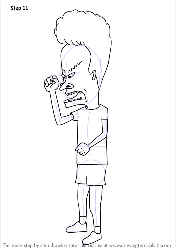 Learn How to Draw Beavis from Beavis and Butt-Head (Beavis and Butt ...