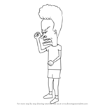 How to Draw Beavis from Beavis and Butt-Head