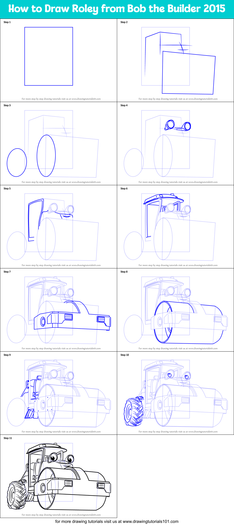 How To Draw Splasher From Bob The Builder Printable S - vrogue.co