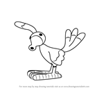 How to Draw Bird from Bob the Builder