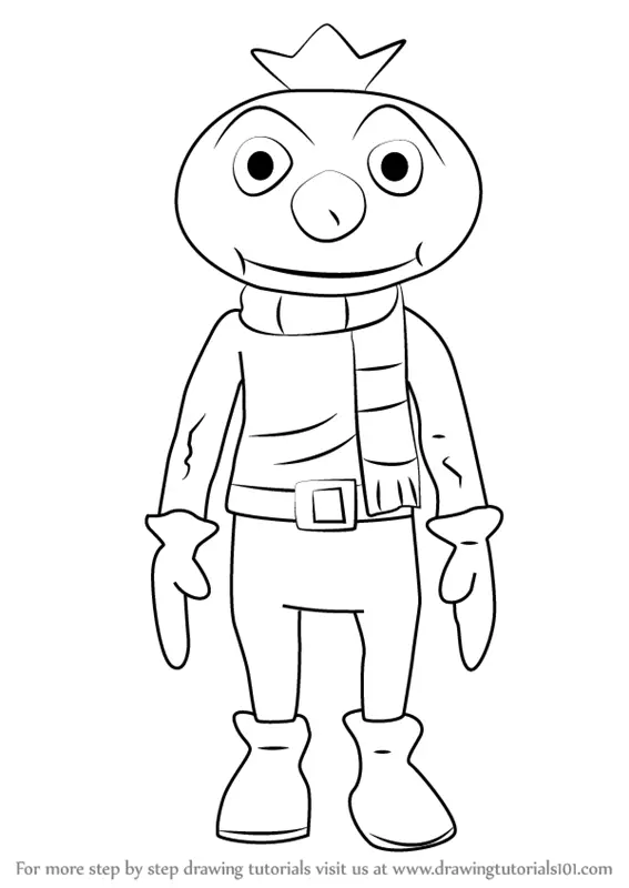 Learn How to Draw Spud from Bob the Builder (Bob the Builder) Step by Step  : Drawing Tutorials