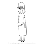 How to Draw Gayle from Bob's Burgers