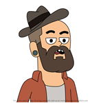 How to Draw Hipster guy from Boy Girl Dog Cat Mouse Cheese
