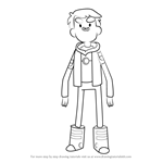 How to Draw Danny Vasquez from Bravest Warriors