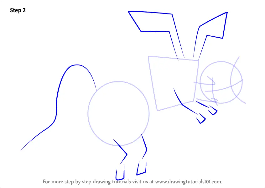 Step by Step How to Draw Moon Dragon from Bravest Warriors