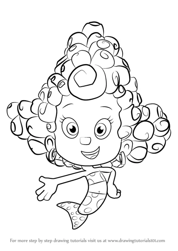 Learn How to Draw Deema from Bubble Guppies (Bubble Guppies) Step by ...