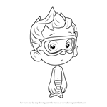 How to Draw Nonny from Bubble Guppies
