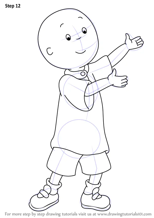 Learn How to Draw Caillou (Caillou) Step by Step Drawing Tutorials