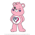 How to Draw Togetherness Bear from Care Bears
