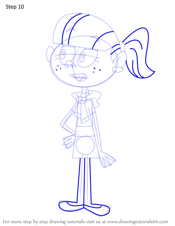 Learn How To Draw Sarah Fairlchi From Chuck S Choice Chuck S Choice Step By Step Drawing