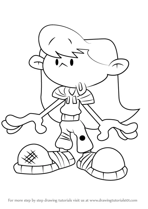 Learn How to Draw Sally Sanban from Kids Next Door (Codename: Kids Next ...