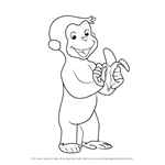 How to Draw Curious George Monkey