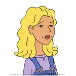 How to Draw Courtney Lane from Daria