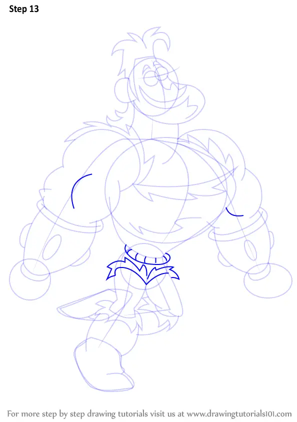 dave the barbarian coloring page transparent png