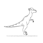 How to Draw Shirley Stygimoloch from Dinosaur Train
