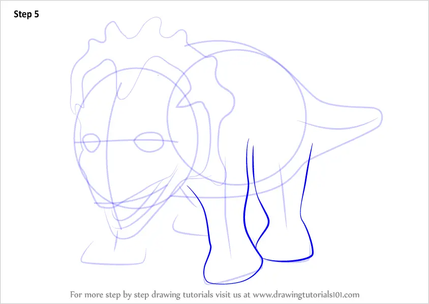 Download Learn How to Draw Stacie Styracosaurus from Dinosaur Train (Dinosaur Train) Step by Step ...