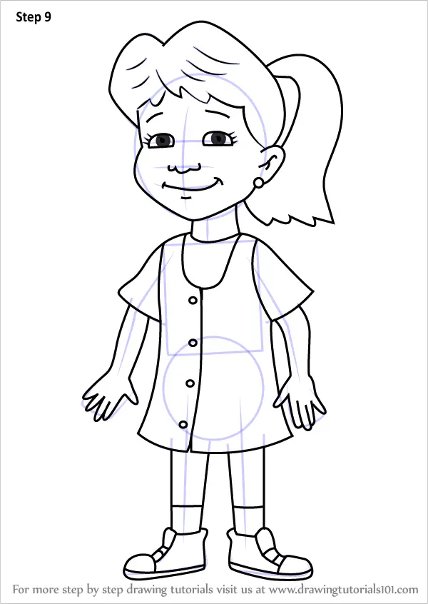 Learn How to Draw Emmy from Dragon Tales (Dragon Tales) Step by Step ...