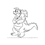 How to Draw Quetzal from Dragon Tales