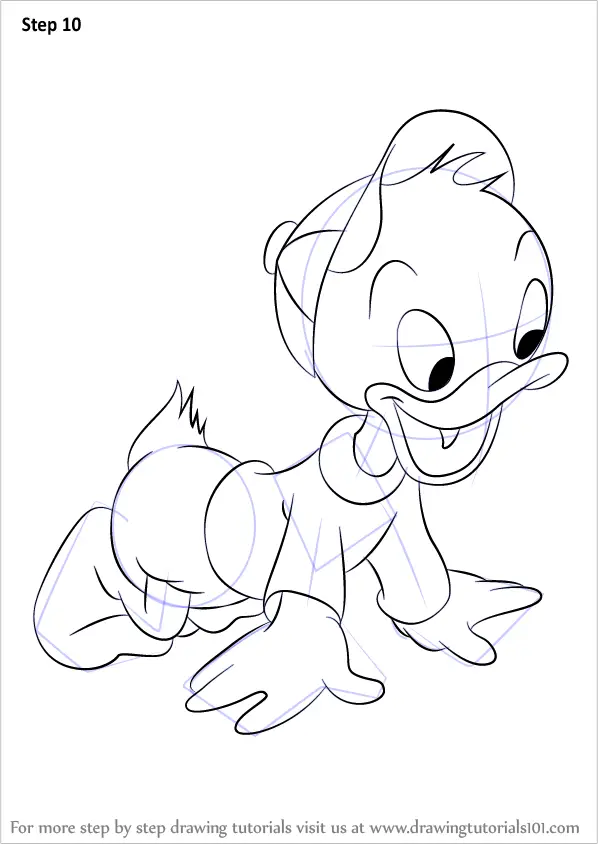 Learn How to Draw Louie Duck from DuckTales (DuckTales) Step by Step