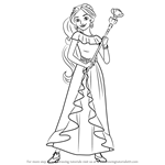 How to Draw Princess Elena from Elena of Avalor