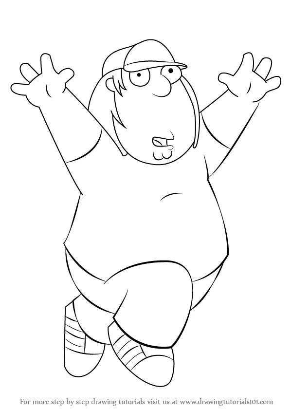 Learn How to Draw Chris Griffin from Family Guy (Family Guy) Step by ...