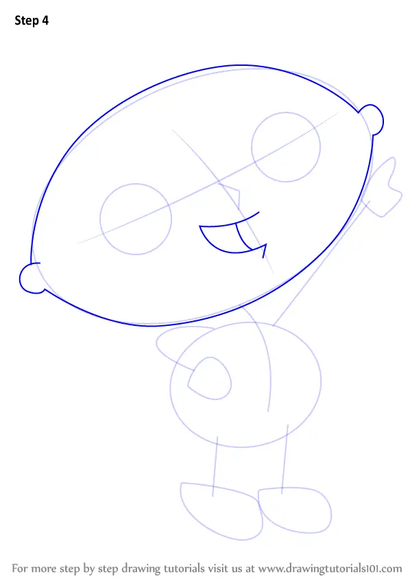 Step by Step How to Draw Stewie Griffin from Family Guy