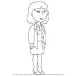 How to Draw Tricia Takanawa from Family Guy