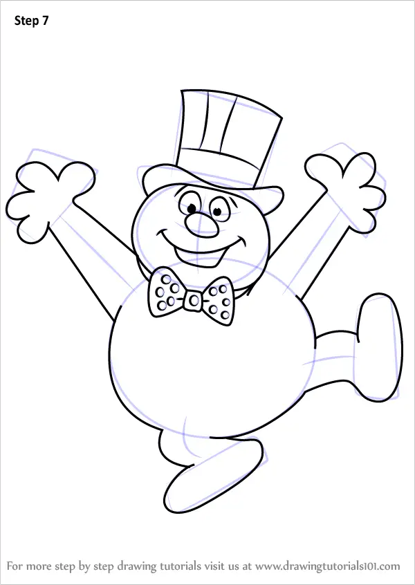 Learn How to Draw Frosty from Frosty Returns (Frosty Returns) Step by