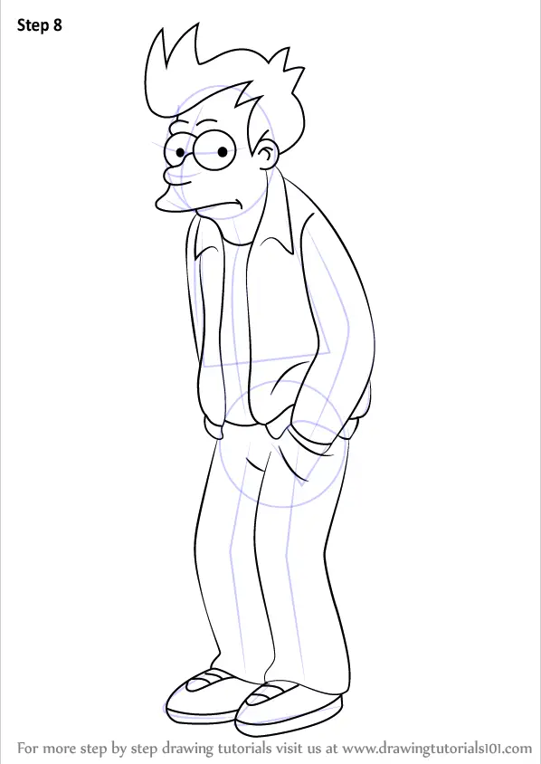 Learn How to Draw Fry from Futurama (Futurama) Step by Step Drawing
