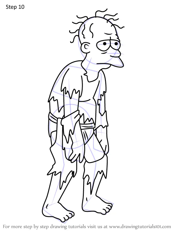 Learn How to Draw Frydo from Futurama (Futurama) Step by Step Drawing