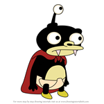 How to Draw Nibbler from Futurama