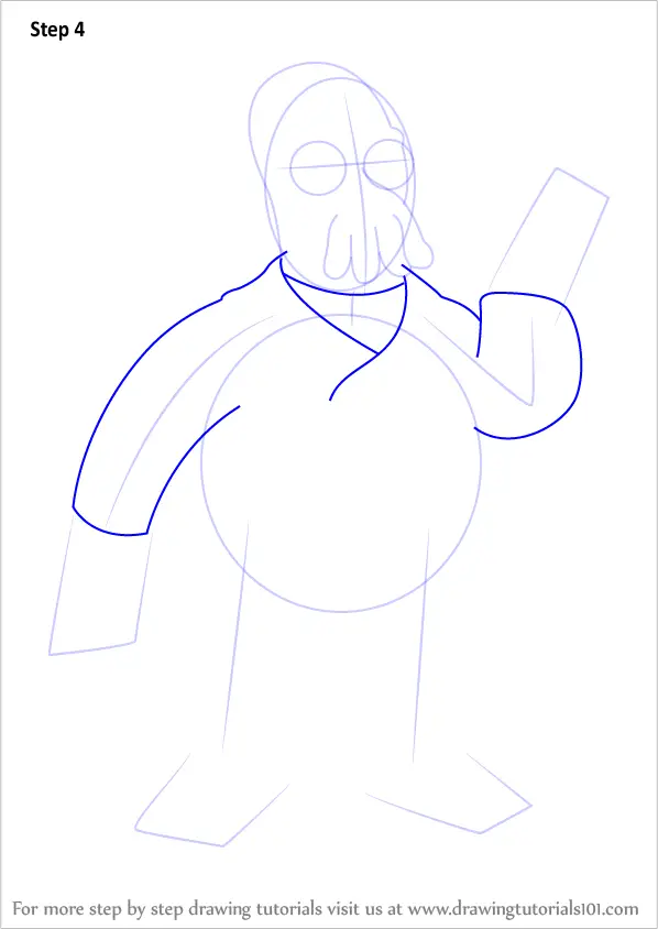 Learn How to Draw Zoidberg from Futurama (Futurama) Step by Step