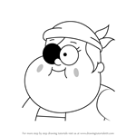 How to Draw Gorney from Gravity Falls