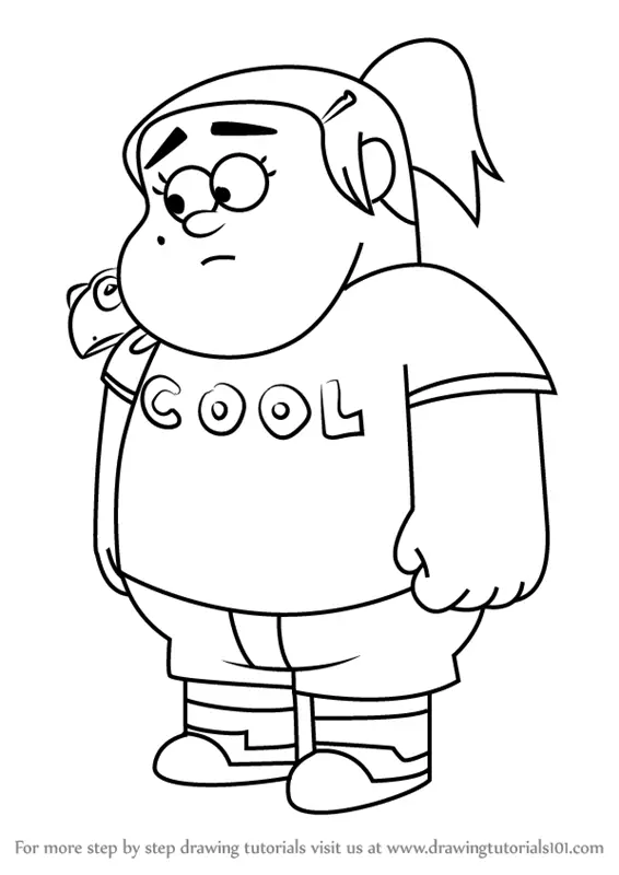 10. How to Draw Grenda from Gravity Falls. 