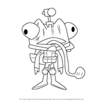 How to Draw Sneaky from Happy Tree Friends