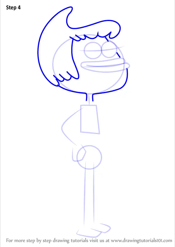 Step by Step How to Draw Miriam Beaks from Harvey Beaks ...