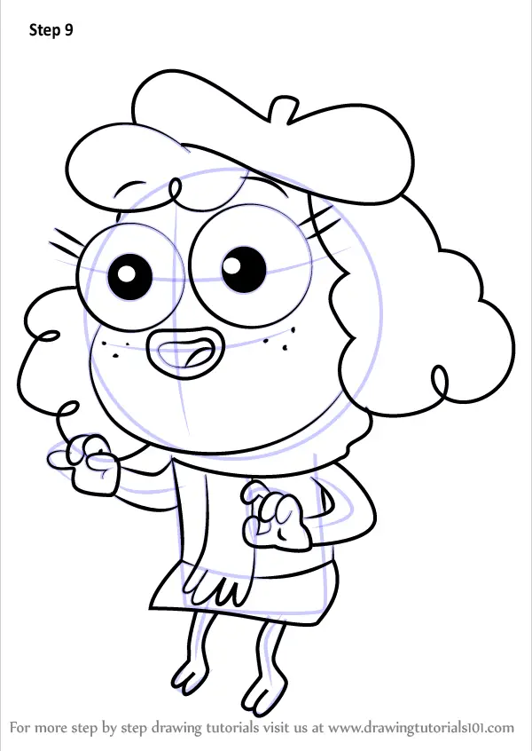 Step by Step How to Draw Piri Piri from Harvey Beaks ...